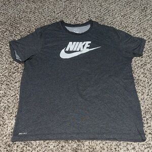 Nike Men's Dark Gray Dri-FIT Tee